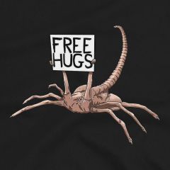 Kostenlose Umarmungen Facehugger Alien T-Shirt 👽
