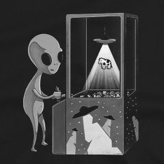Weltraumkuehe Alien Ufo T-Shirt 🛸